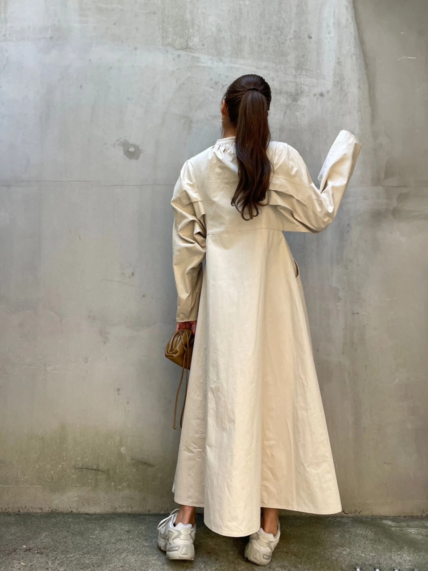 front button A-line silhouette Dress / TRUNC 88（トランク