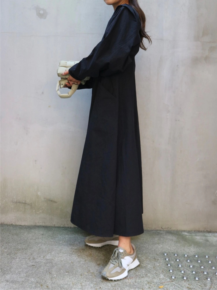 TRUNC 88(トランクエイティーエイト) |front button A-line silhouette Dress