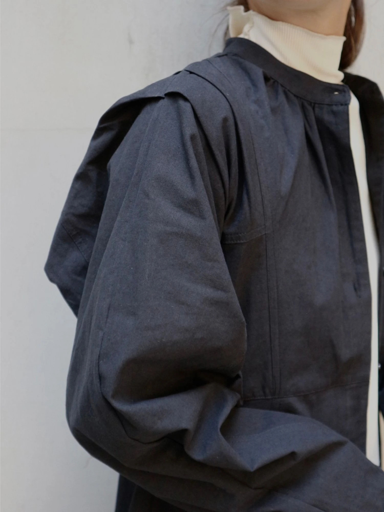 TRUNC 88(トランクエイティーエイト) |front button A-line silhouette Dress