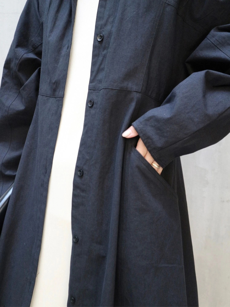 TRUNC 88(トランクエイティーエイト) |front button A-line silhouette Dress