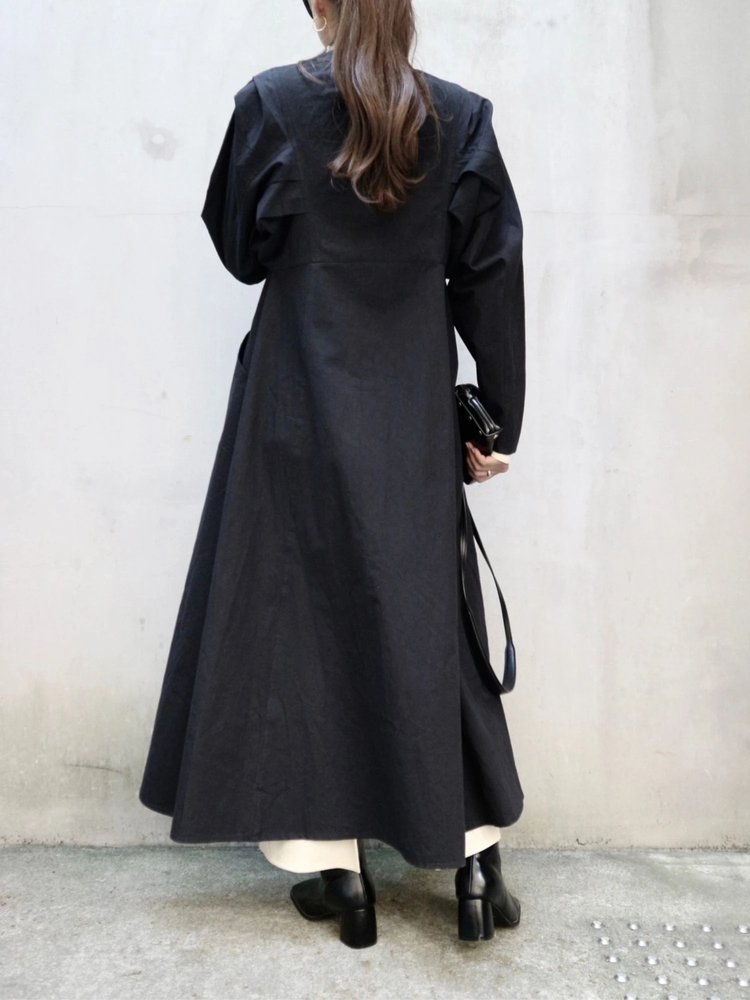 TRUNC 88(トランクエイティーエイト) |front button A-line silhouette Dress