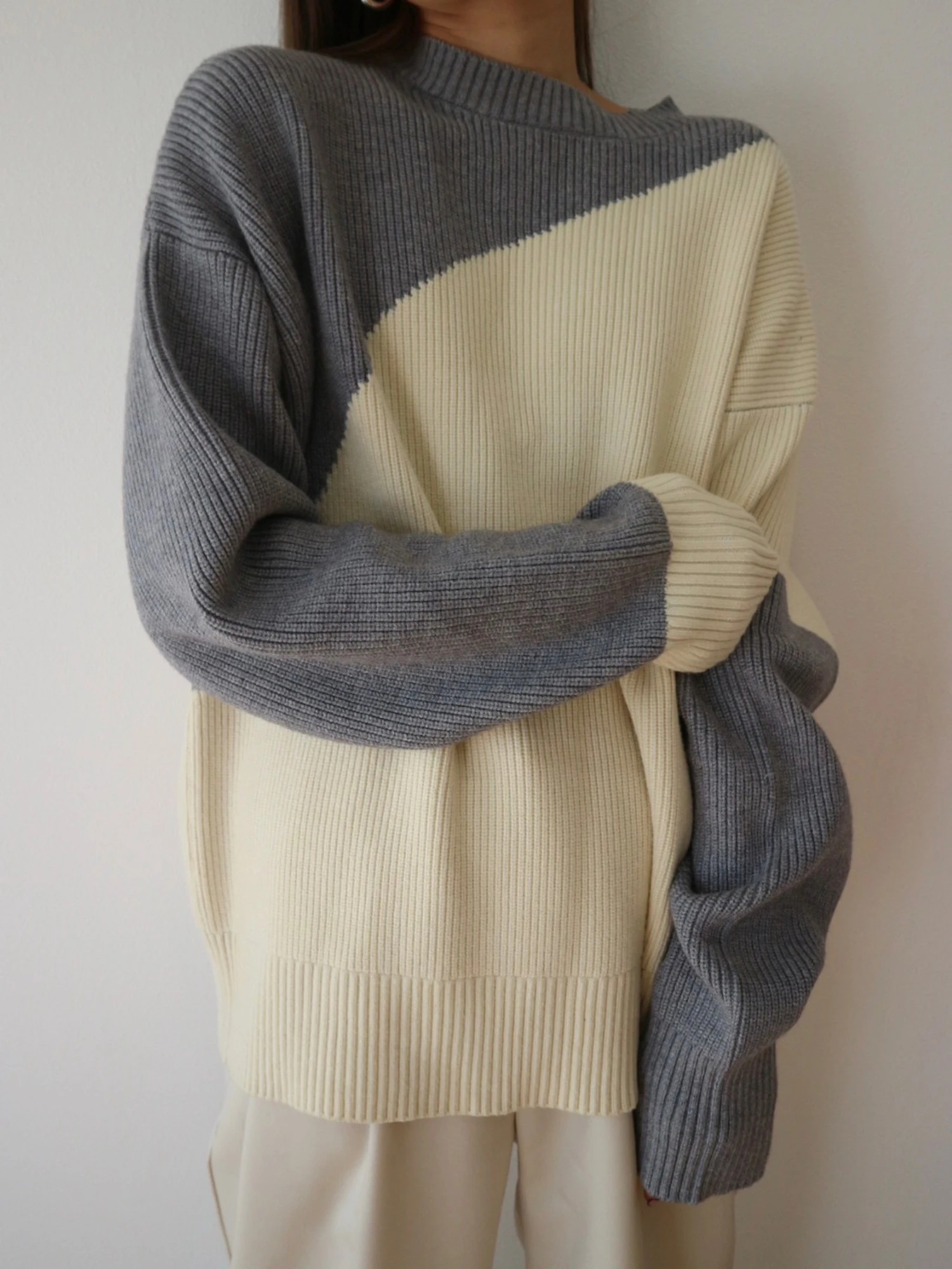 Bicolor Knit Pullover / TRUNC 88（トランクエイティーエイト）の