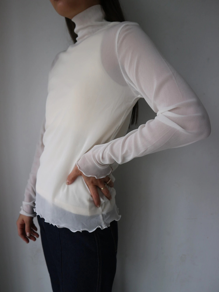 Sheer Highneck Pullover / TRUNC 88（トランクエイティーエイト）のT