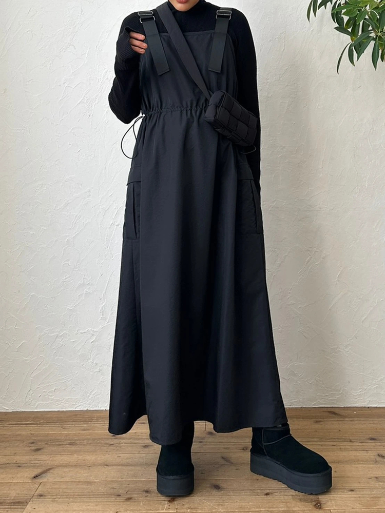 Shoulder Belt Drawstring Dress / TRUNC 88（トランクエイティー