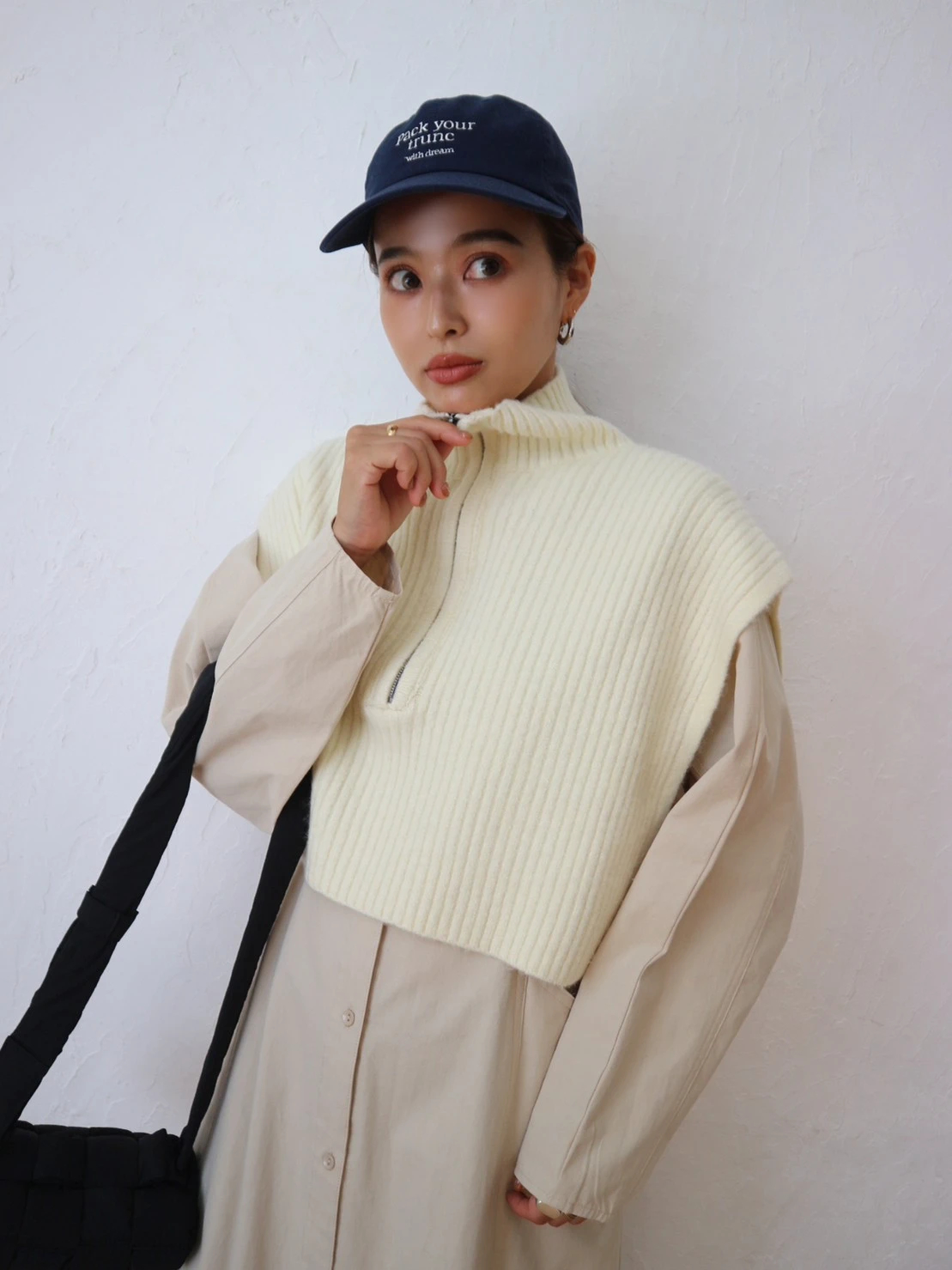 Half Zip Knit Vest SET / TRUNC 88（トランクエイティーエイト）の