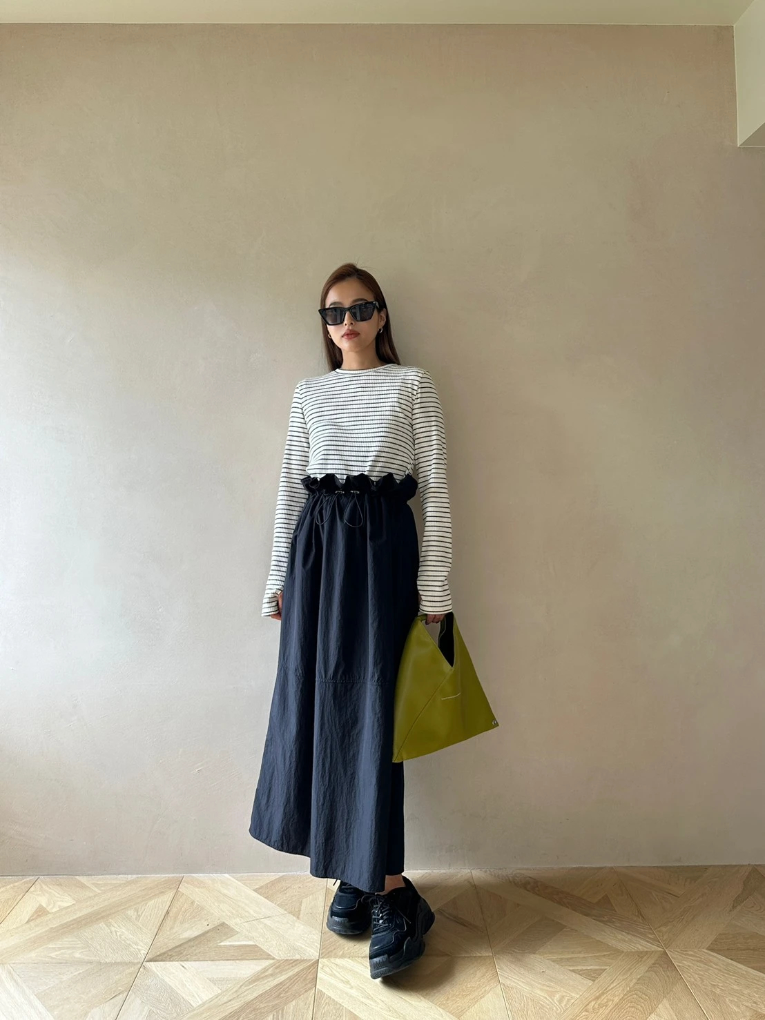 Nylon Combi Long Sleeve Dress / TRUNC 88（トランクエイティーエイト）のワンピース通販 | TRUNC 88