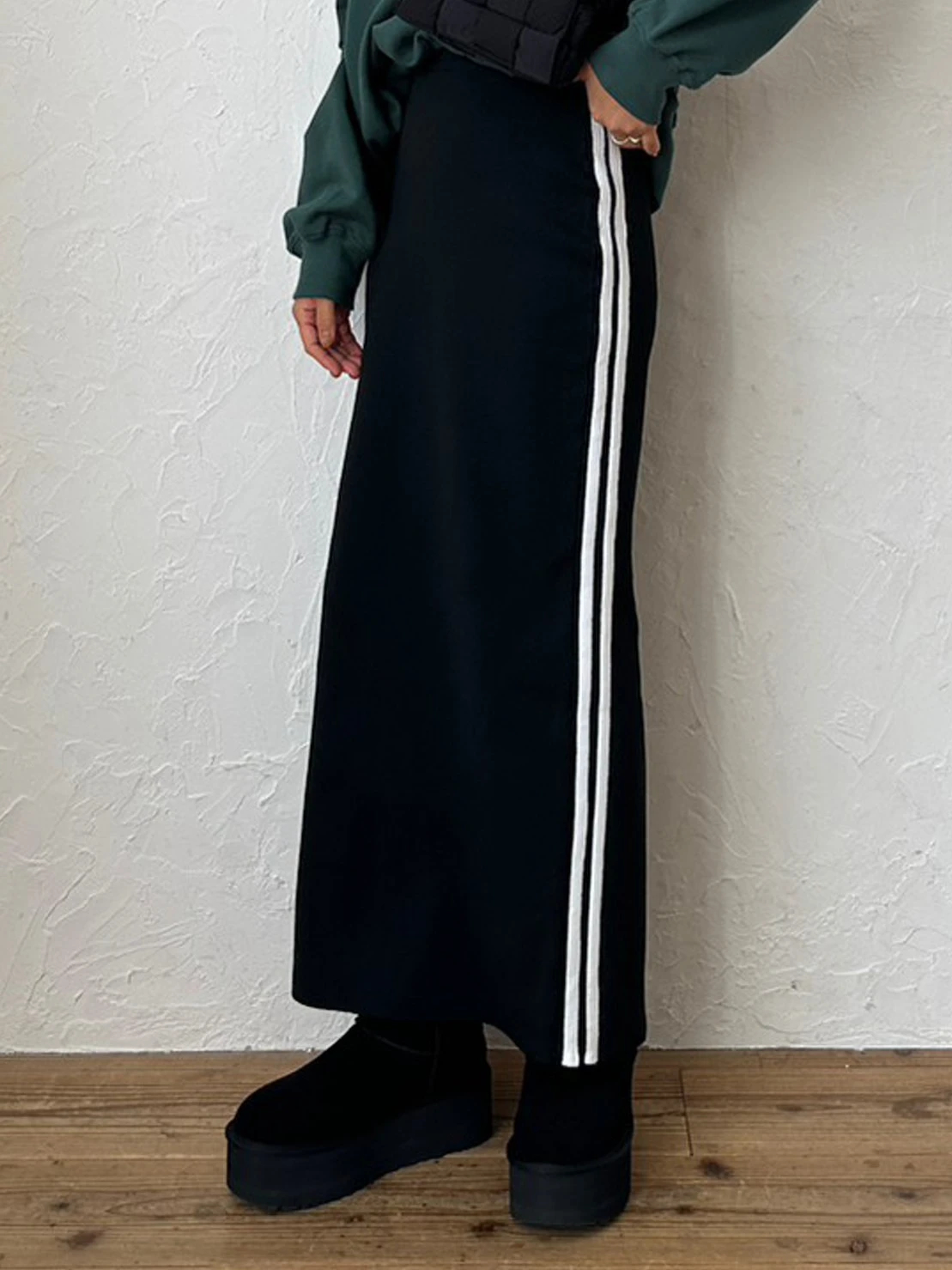 Side Line Knit Skirt / TRUNC 88（トランクエイティーエイト）の