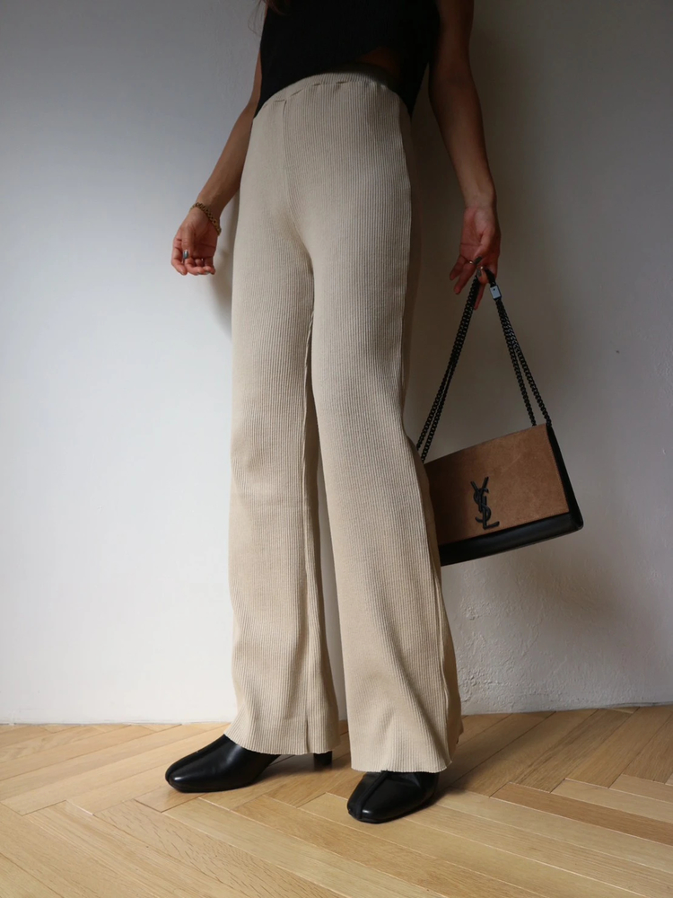 Self Cut Rib Flare Pants / TRUNC 88（トランクエイティーエイト）の ...