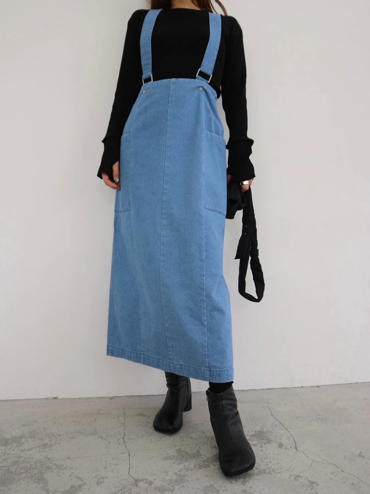 2way Denim Jumper Skirt / TRUNC 88（トランクエイティーエイト