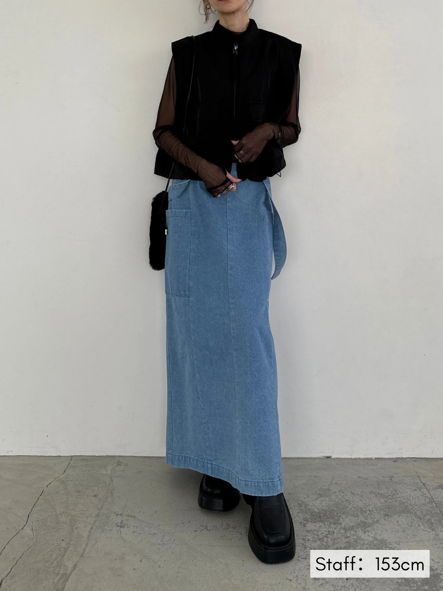 2way Denim Jumper Skirt / TRUNC 88（トランクエイティーエイト）の