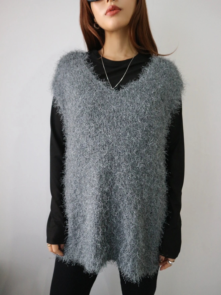 Feather Knit Vest - cemac.org.ar