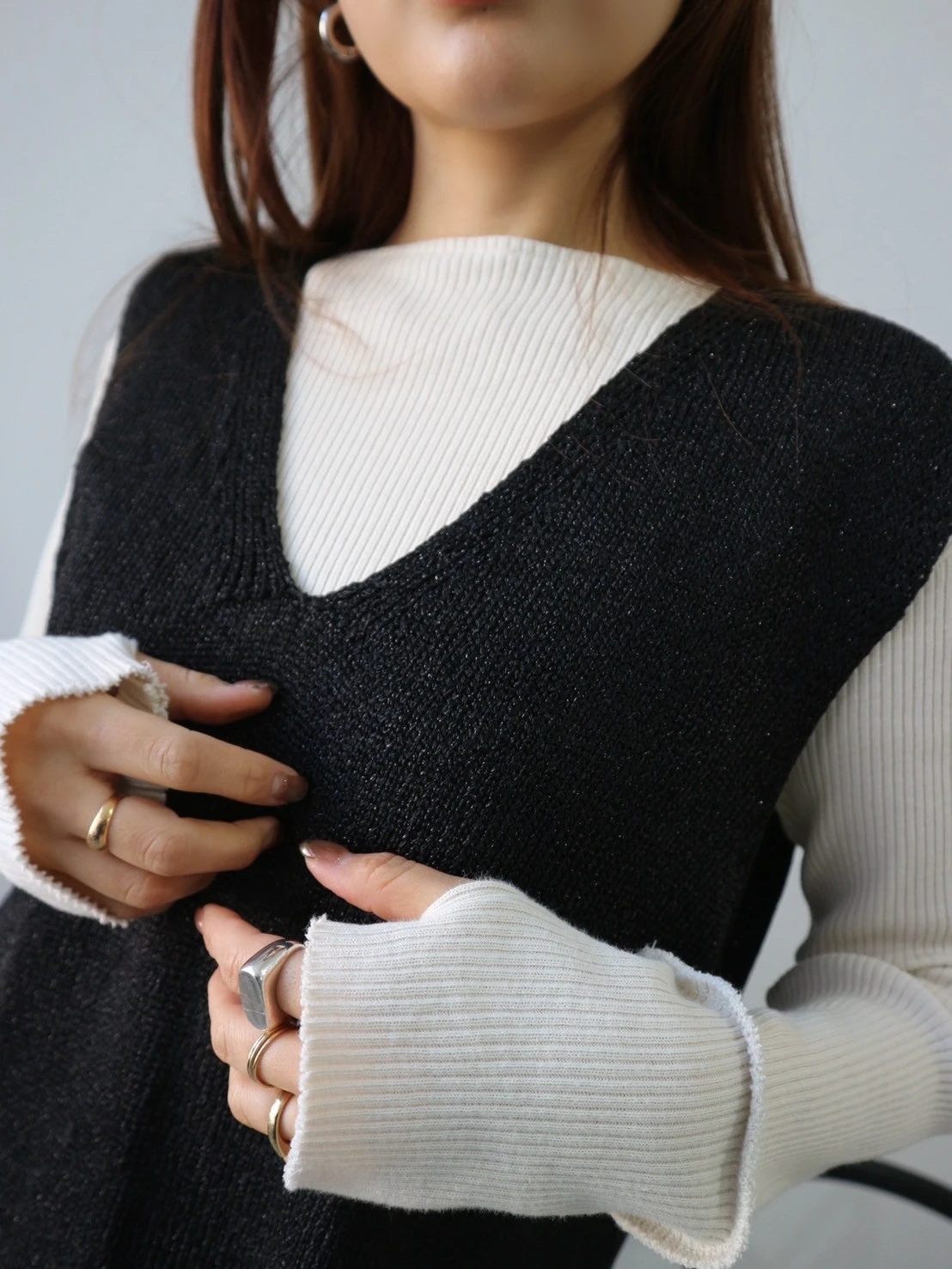 Plate Glitter Knit Tank FR2 梅 FR2梅