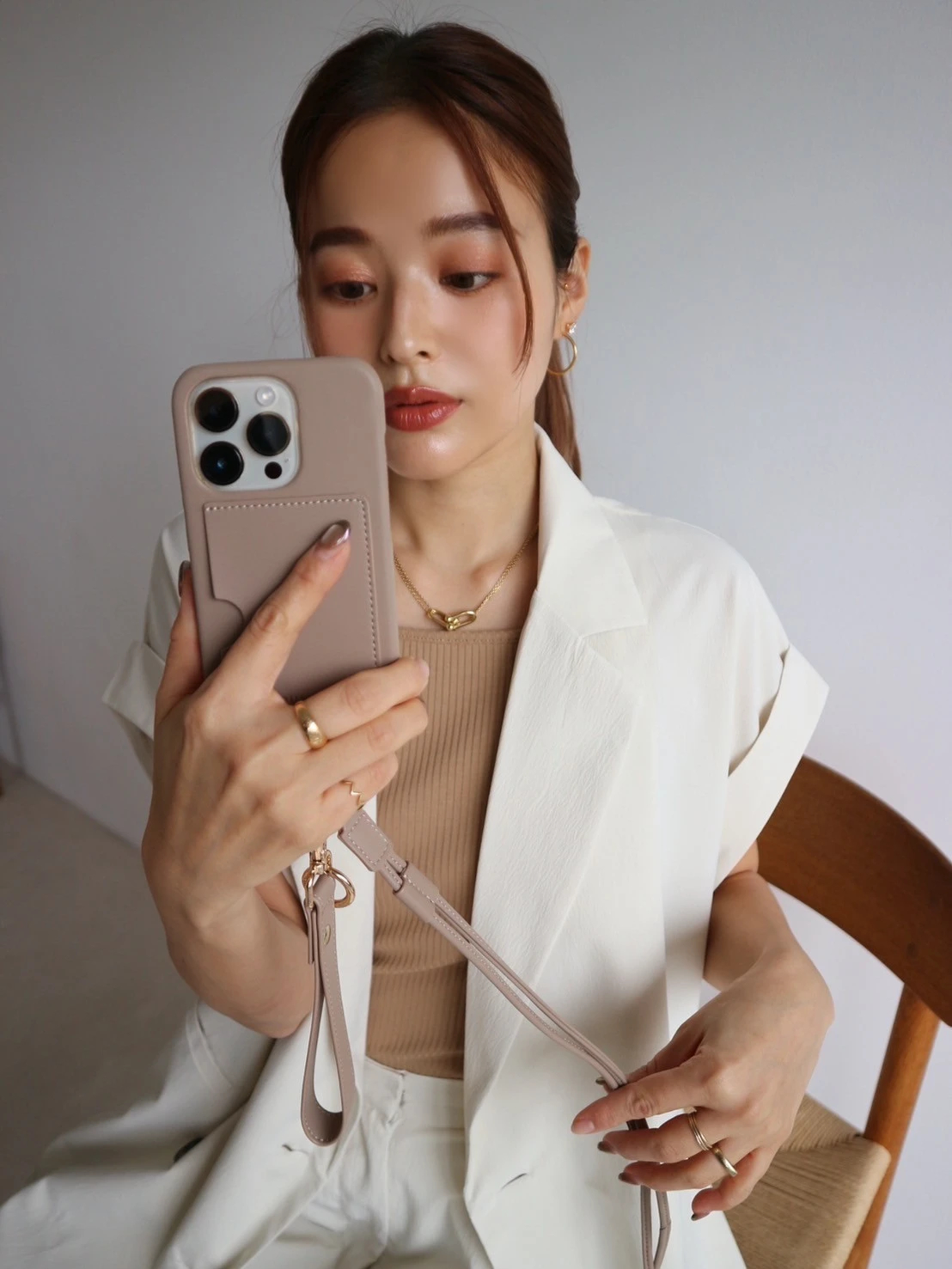 iPhone14) Double Strap iPhone Case / TRUNC 88（トランク