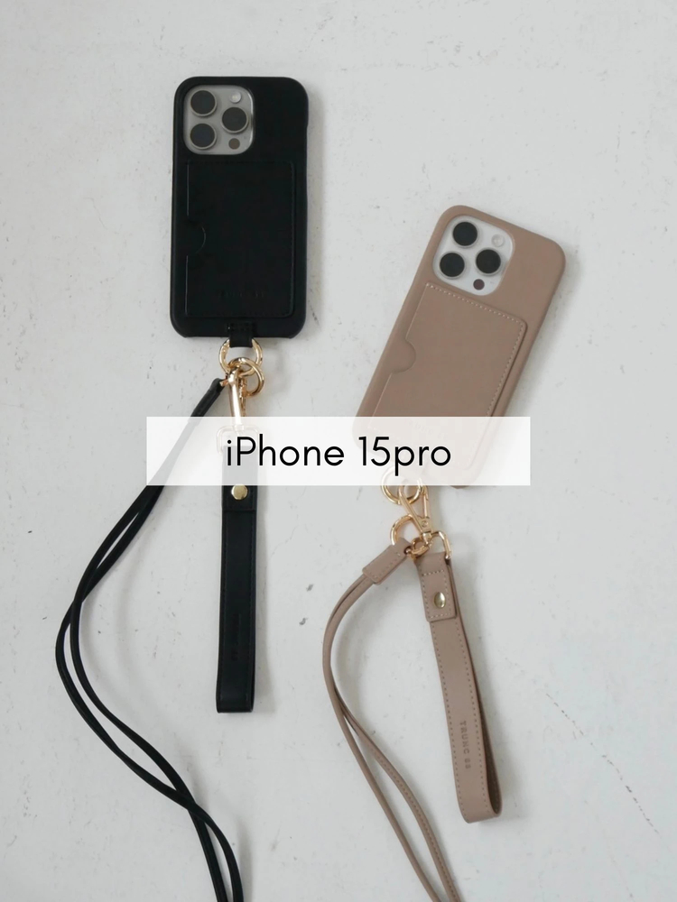 iPhone15PRO) Double Strap iPhone Case / TRUNC 88（トランク