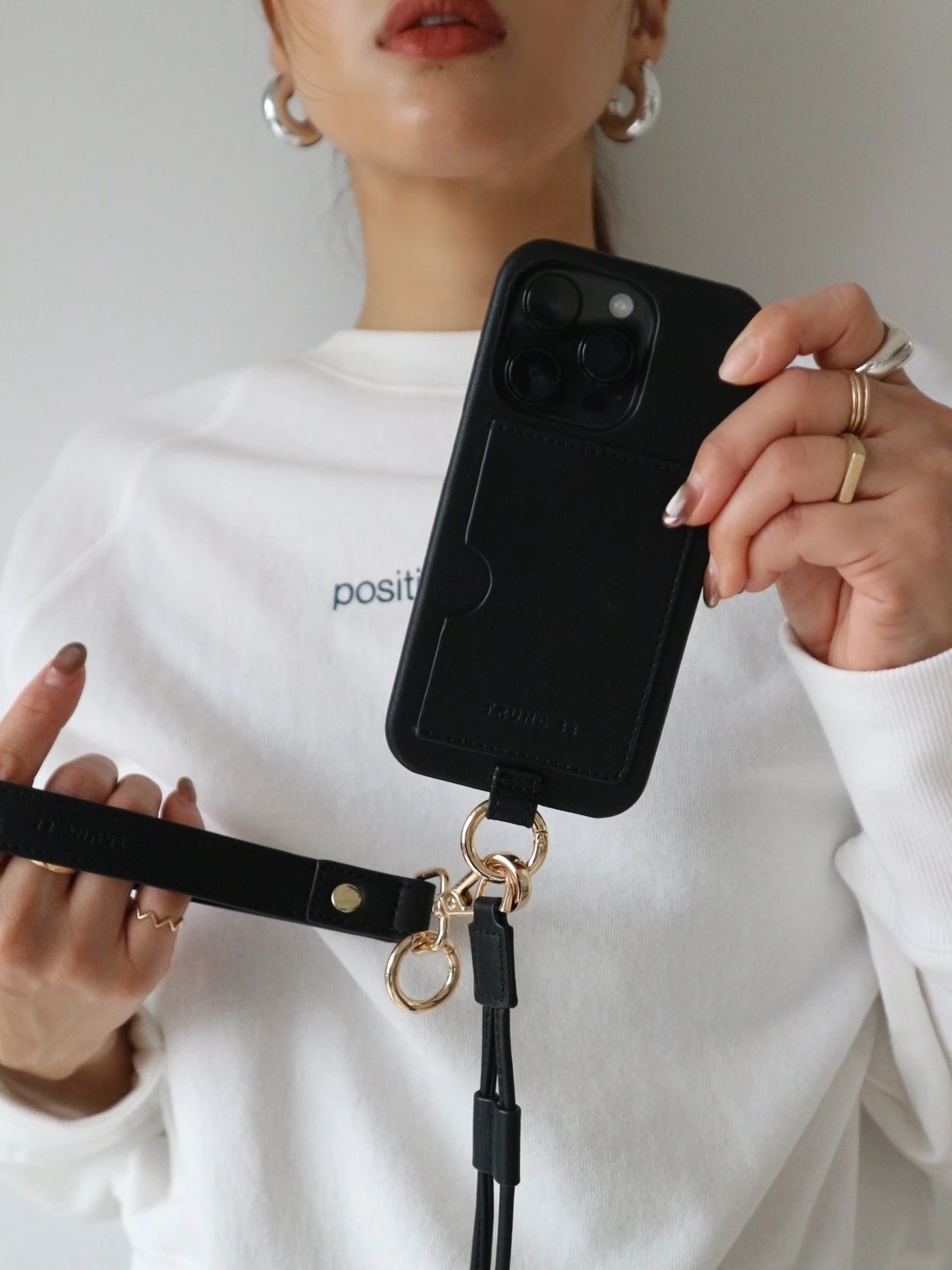 TRUNC 88 iPhone13pro ショルダーケース iPhone15PRO) Double Strap iPhone Case / TRUNC 88（トランク