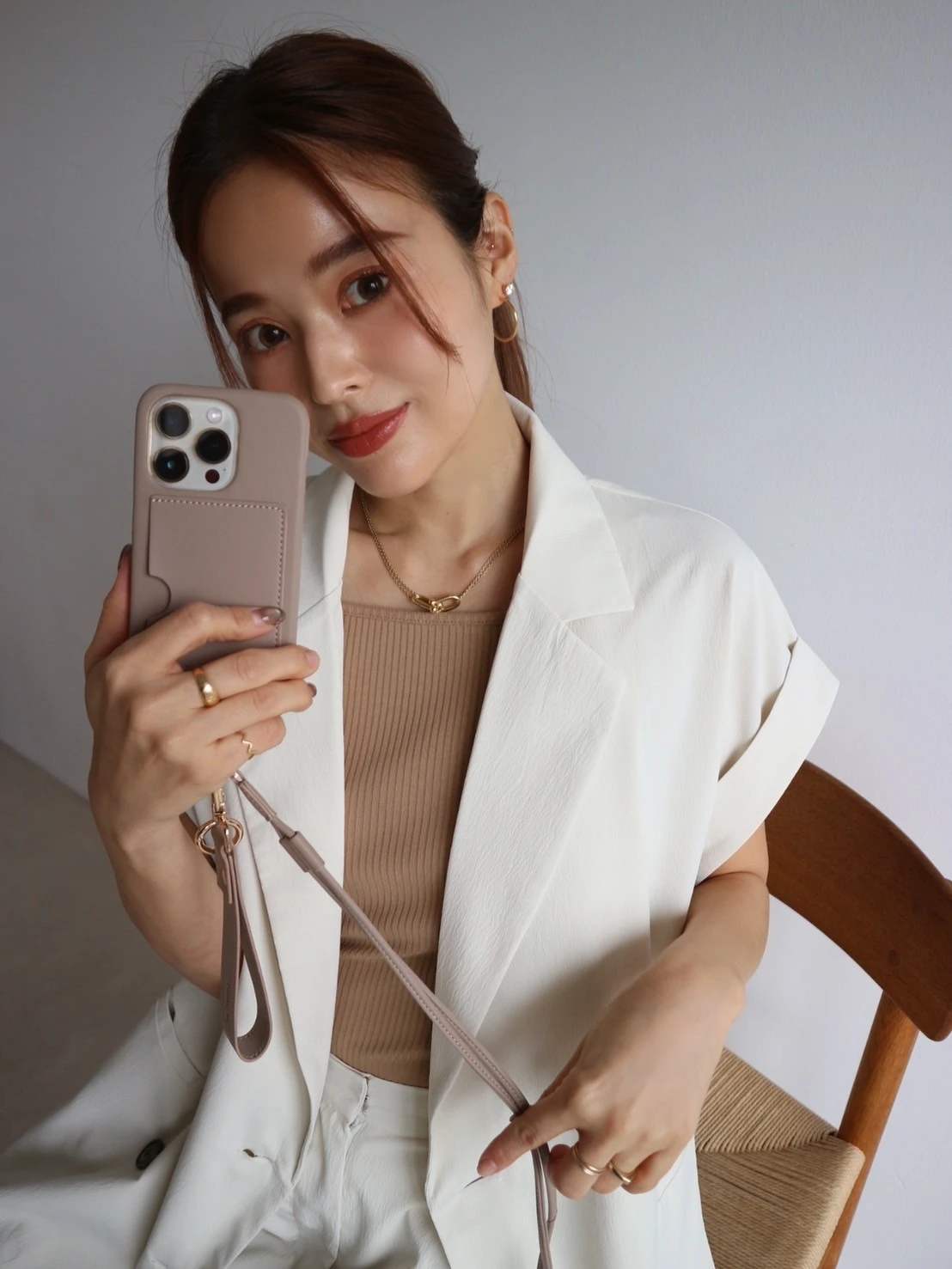 iPhone - 【かすかだり】iphone8 2台 iPhone14PRO) Double Strap iPhone Case / TRUNC 88（トランク