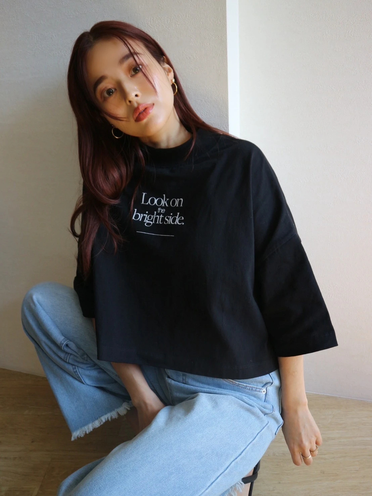 TRUNC 88(トランクエイティーエイト) |Mock Neck Logo TEE