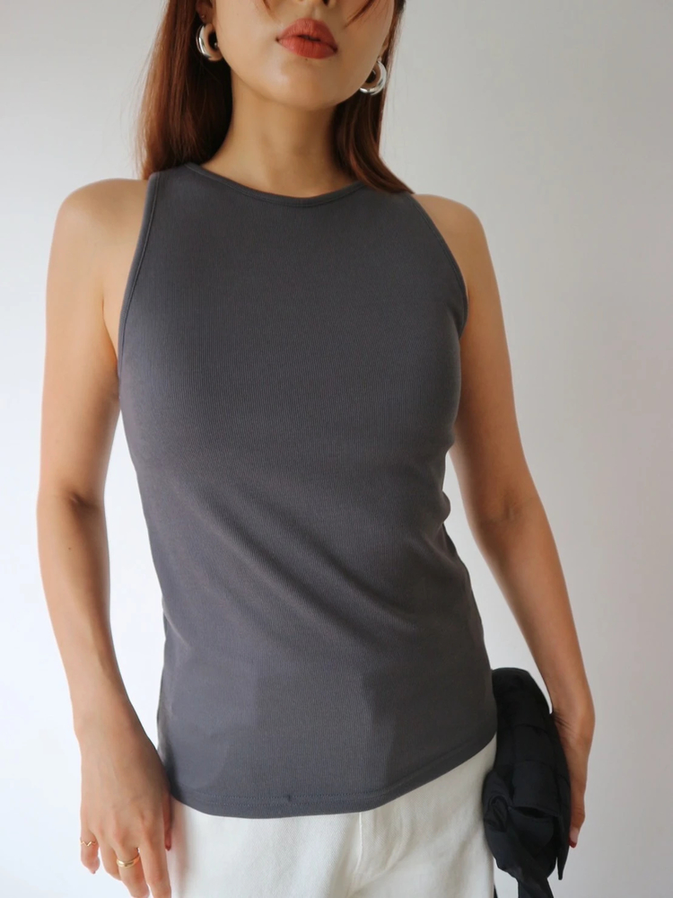 TRUNC 88(トランクエイティーエイト) |Rib American Sleeve Tank Top