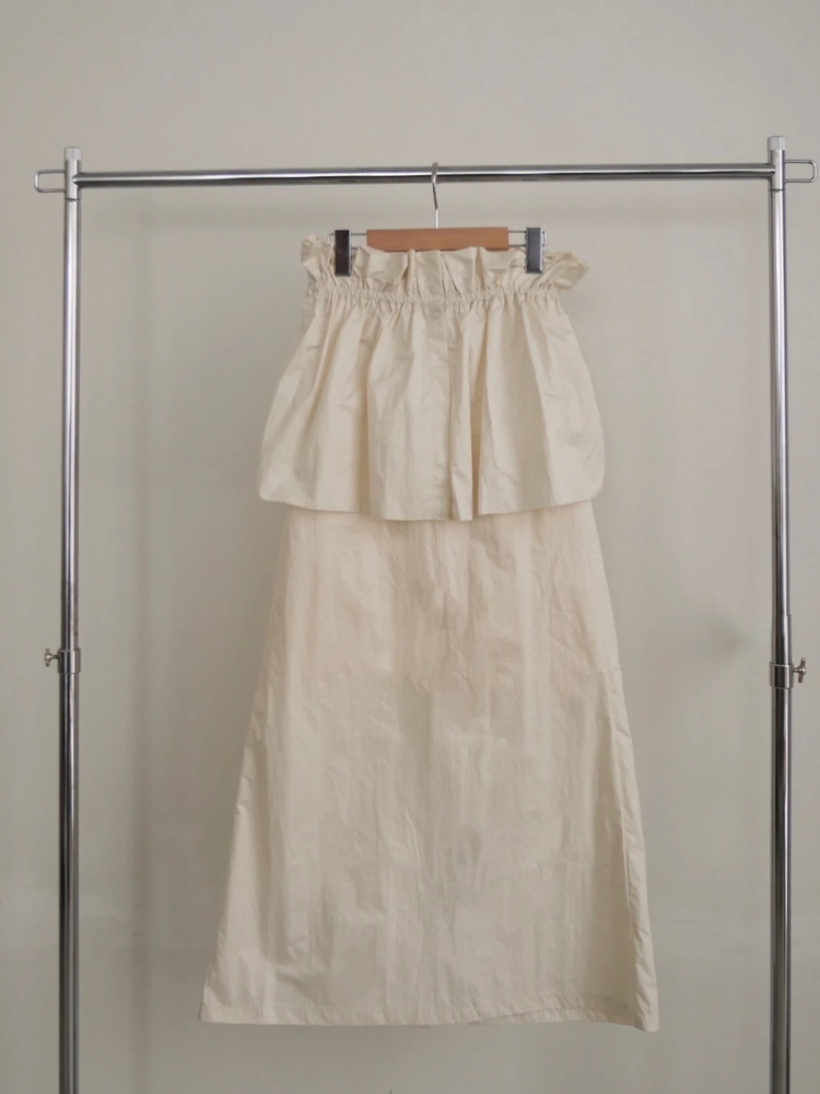 TRUNC 88(トランクエイティーエイト) |3WAY Pearl Taffeta Skirt