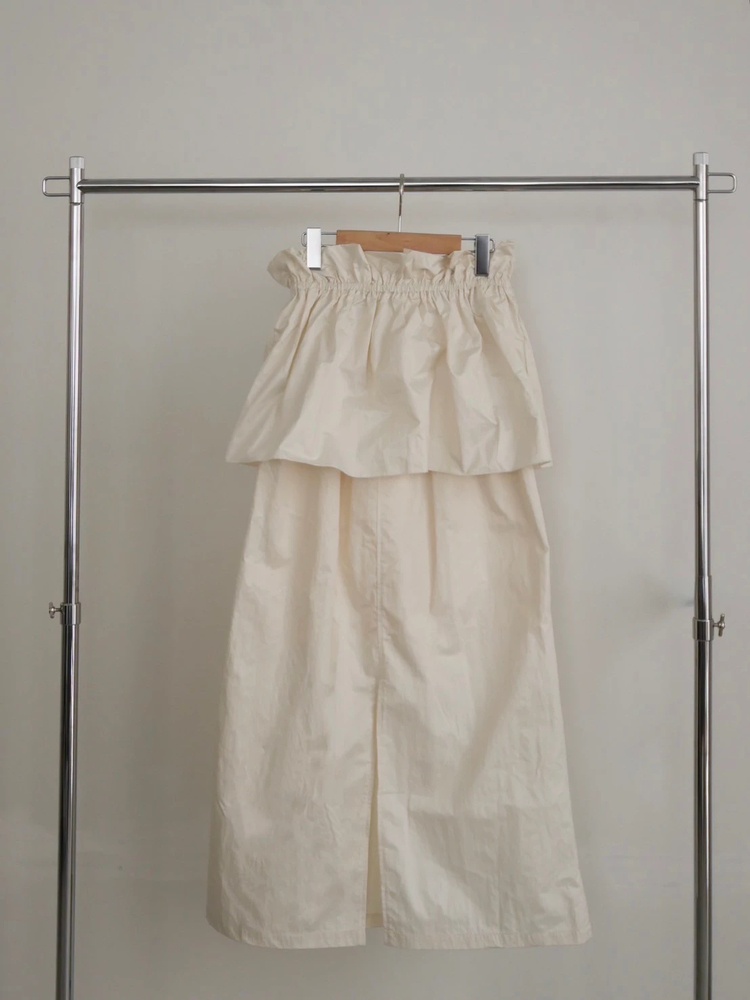 TRUNC 88(トランクエイティーエイト) |3WAY Pearl Taffeta Skirt