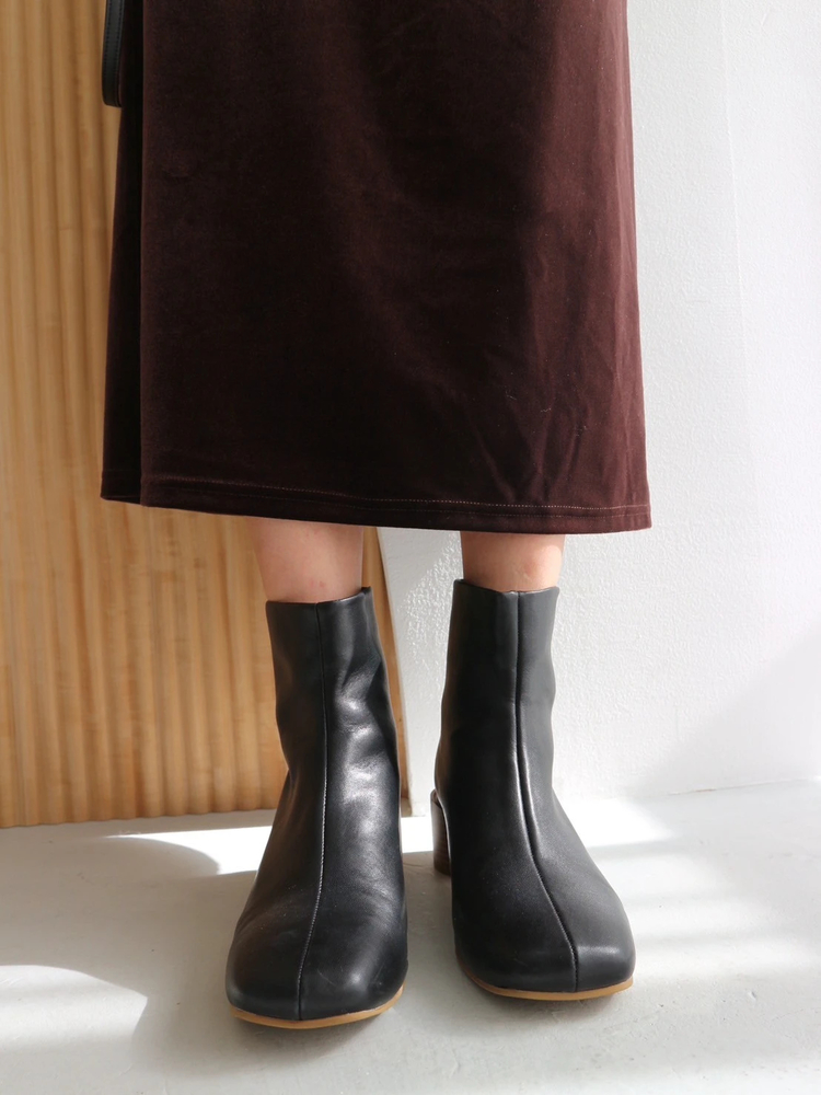 TRUNC 88(トランクエイティーエイト) |Wood Circle Heel Boots