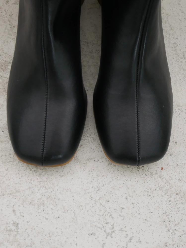 TRUNC 88(トランクエイティーエイト) |Wood Circle Heel Boots