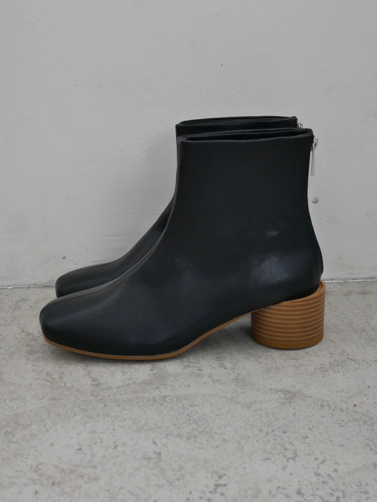 TRUNC 88(トランクエイティーエイト) |Wood Circle Heel Boots