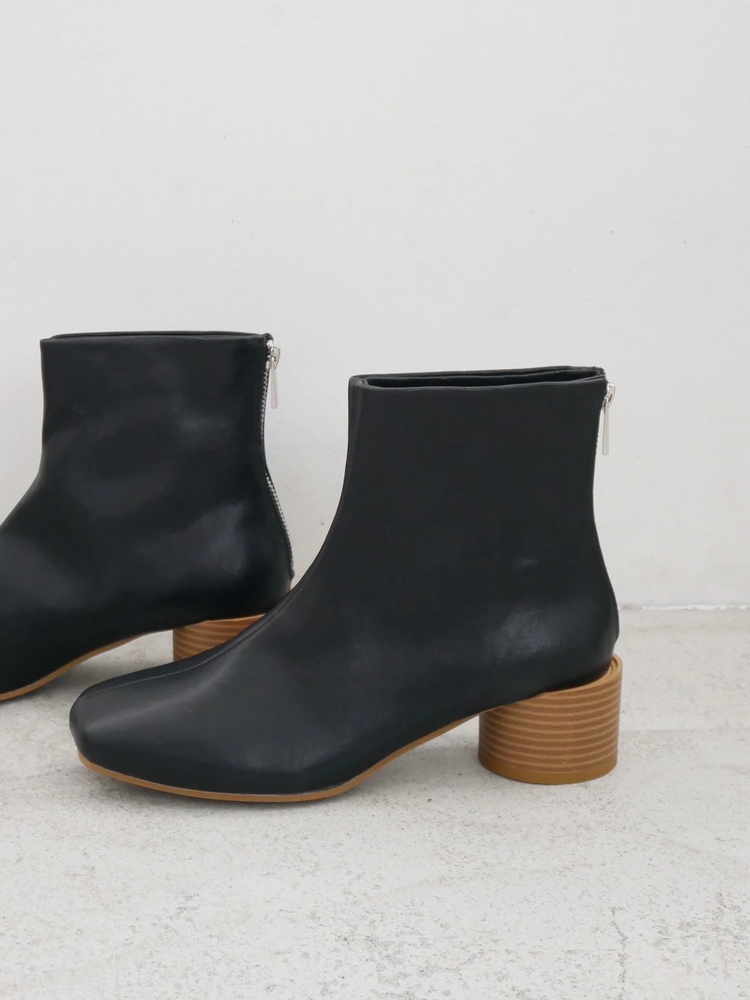 TRUNC 88(トランクエイティーエイト) |Wood Circle Heel Boots