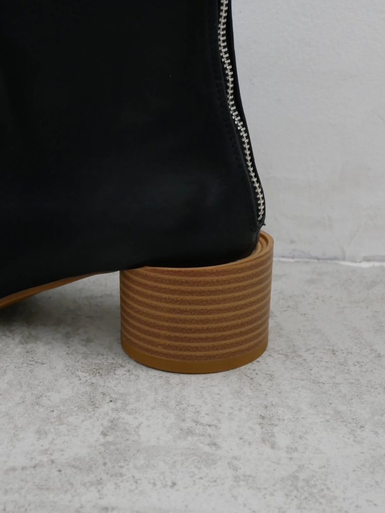 TRUNC 88(トランクエイティーエイト) |Wood Circle Heel Boots