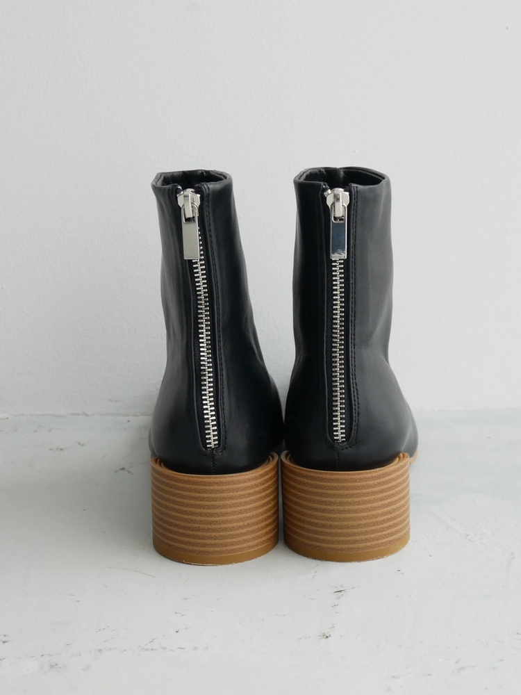 TRUNC 88(トランクエイティーエイト) |Wood Circle Heel Boots