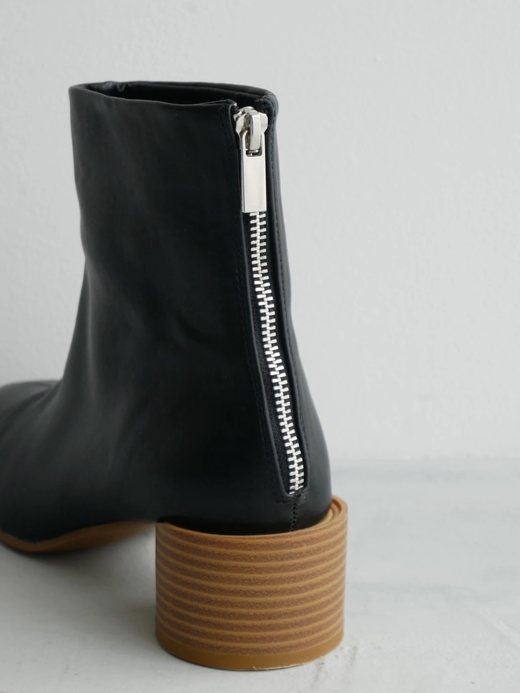 TRUNC 88(トランクエイティーエイト) |Wood Circle Heel Boots