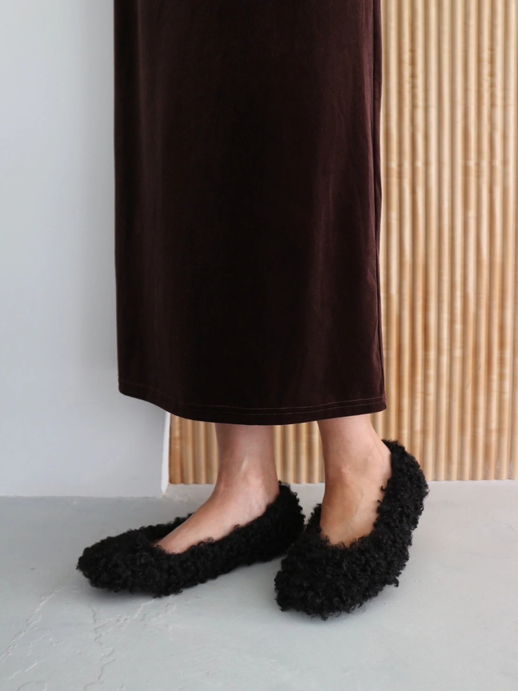 TRUNC 88(トランクエイティーエイト) |Fluffy Flat Shoes