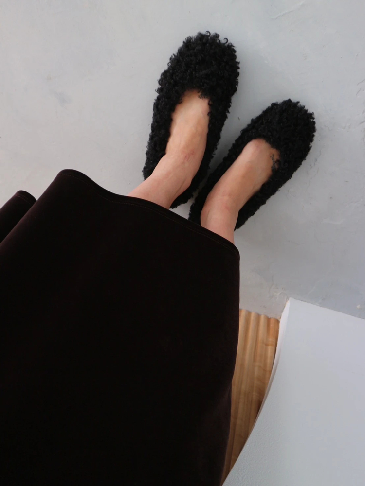 TRUNC 88(トランクエイティーエイト) |Fluffy Flat Shoes