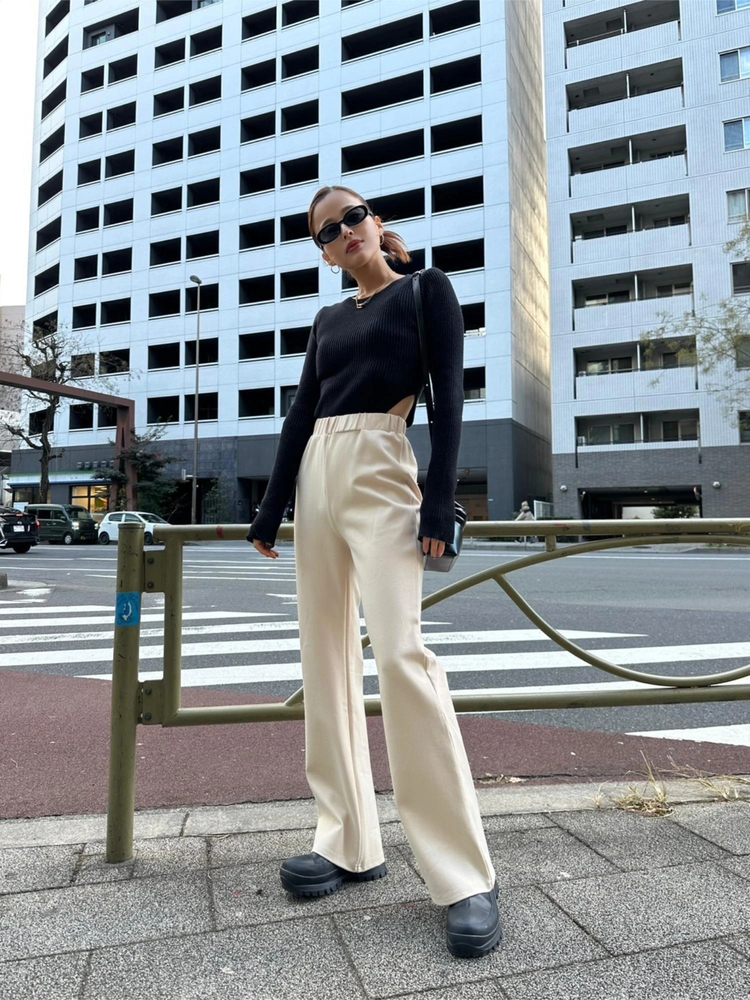 TRUNC 88(トランクエイティーエイト) |High Stretch Flare Pants