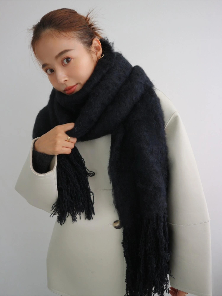 TRUNC 88(トランクエイティーエイト) |Fluffy Fringe Stole