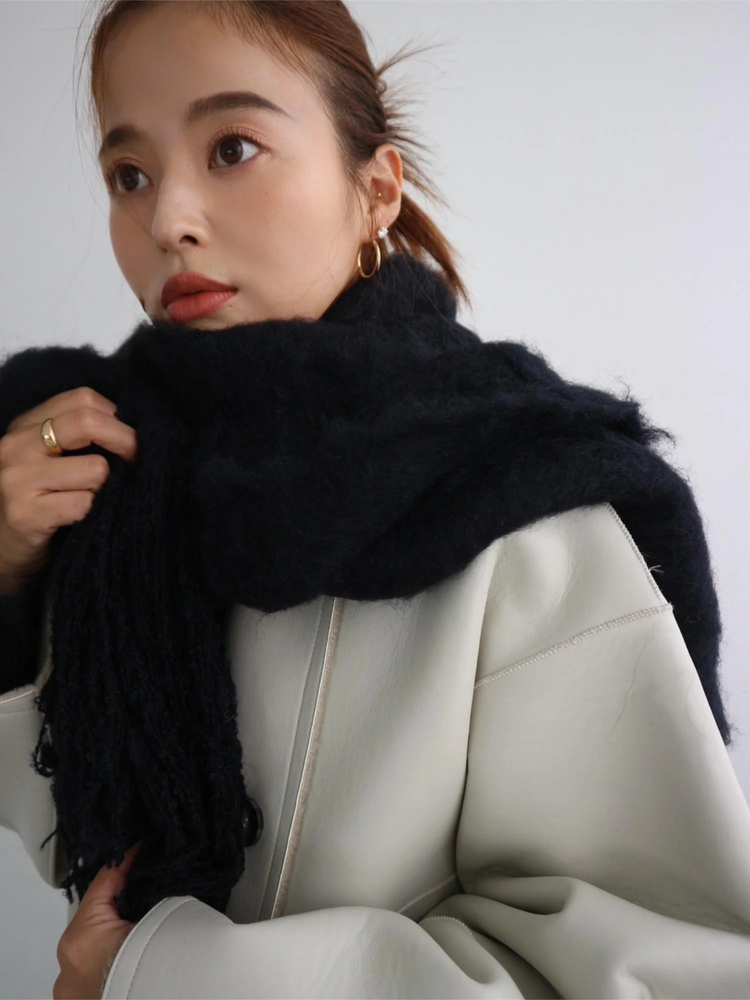 TRUNC 88(トランクエイティーエイト) |Fluffy Fringe Stole