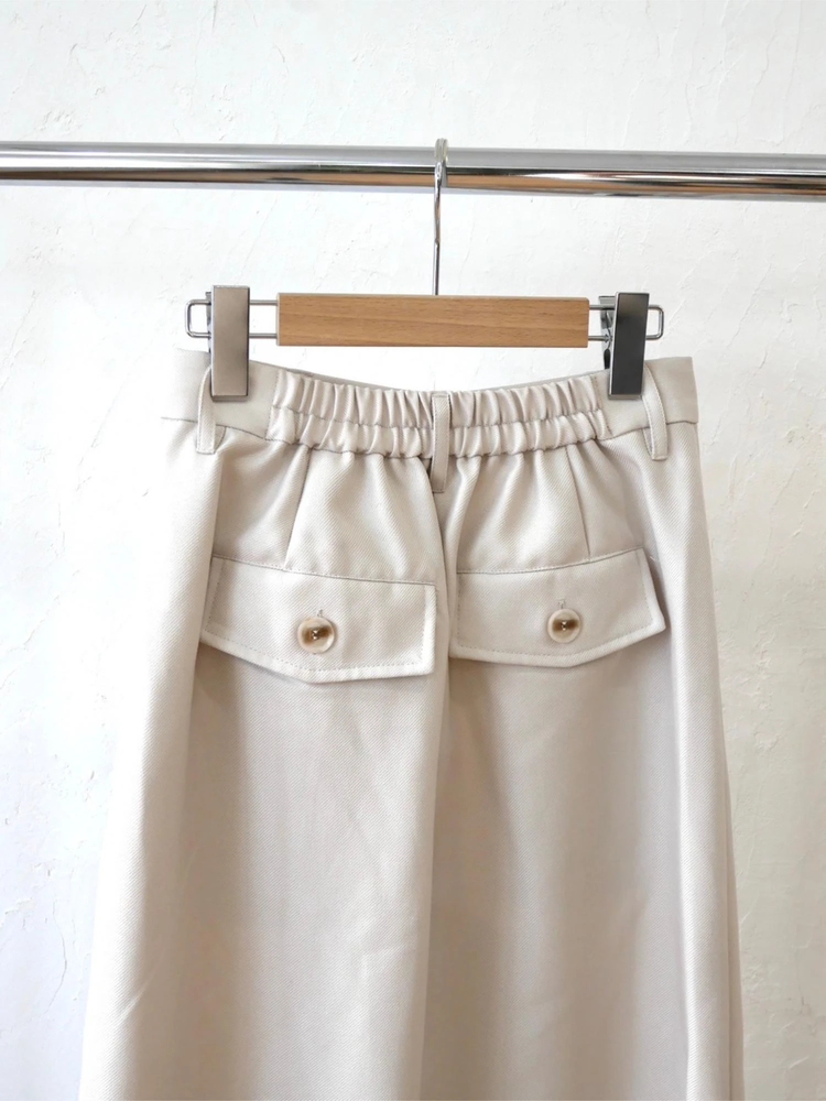 TRUNC 88(トランクエイティーエイト) |Heather Twill Tuck Skirt