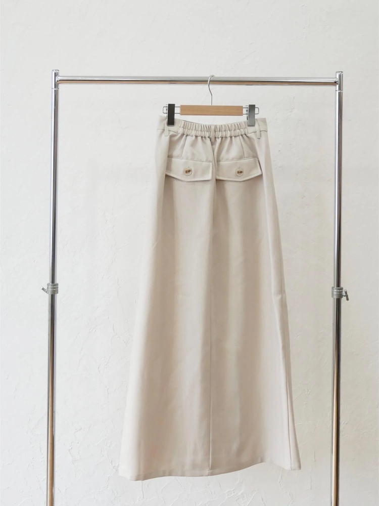 TRUNC 88(トランクエイティーエイト) |Heather Twill Tuck Skirt