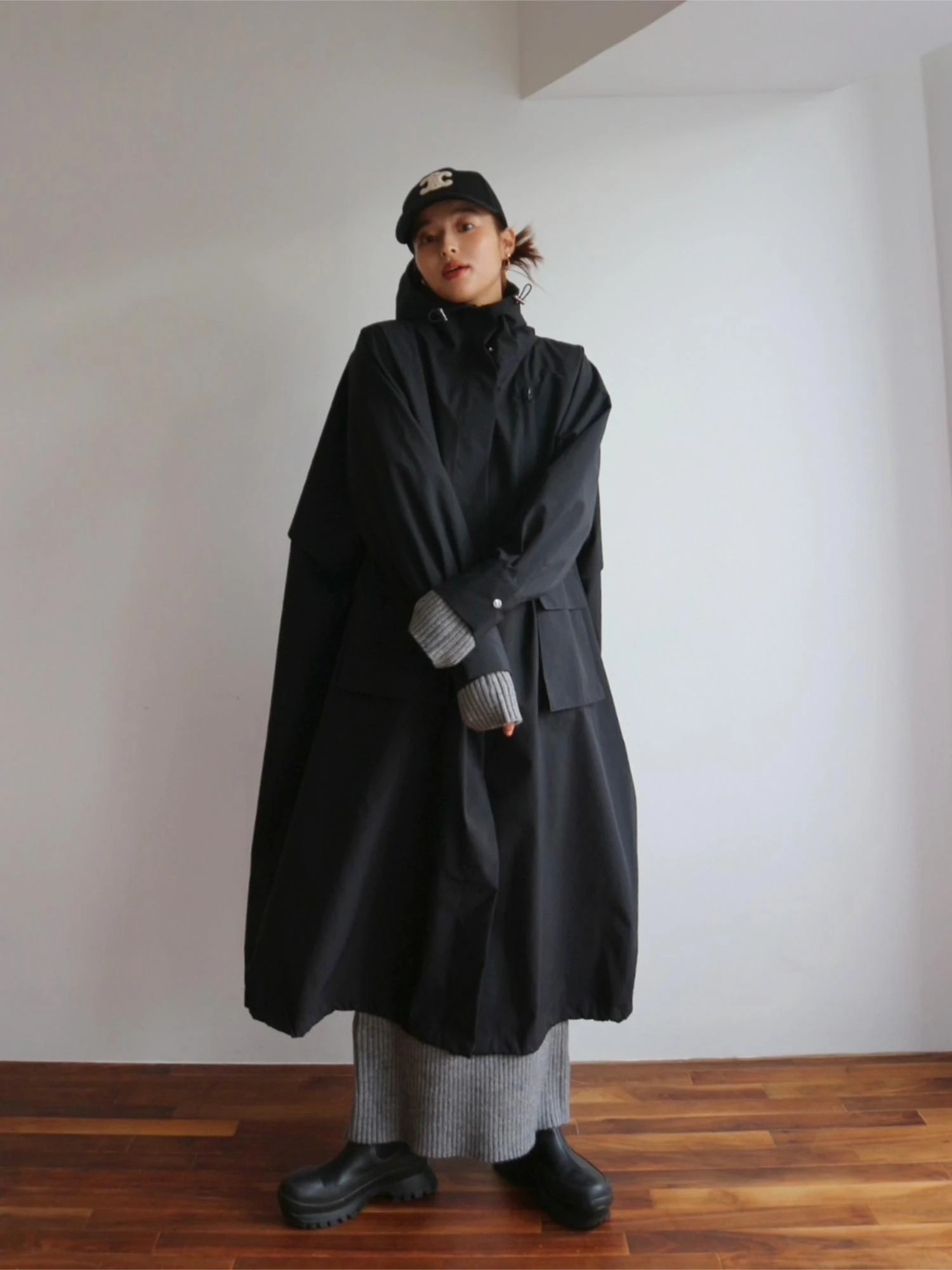 お買得】 新品トランク88Waterproof Tech CoatTRUNC88黒ブラック