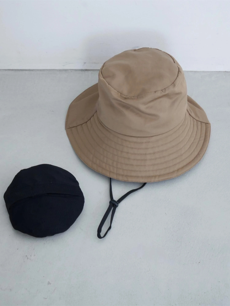 新品 TRUNC 88 Pocketable Bucket Hat ブラック TRUNC 88（トランクエイティーエイト）の「Pocketable Bucket