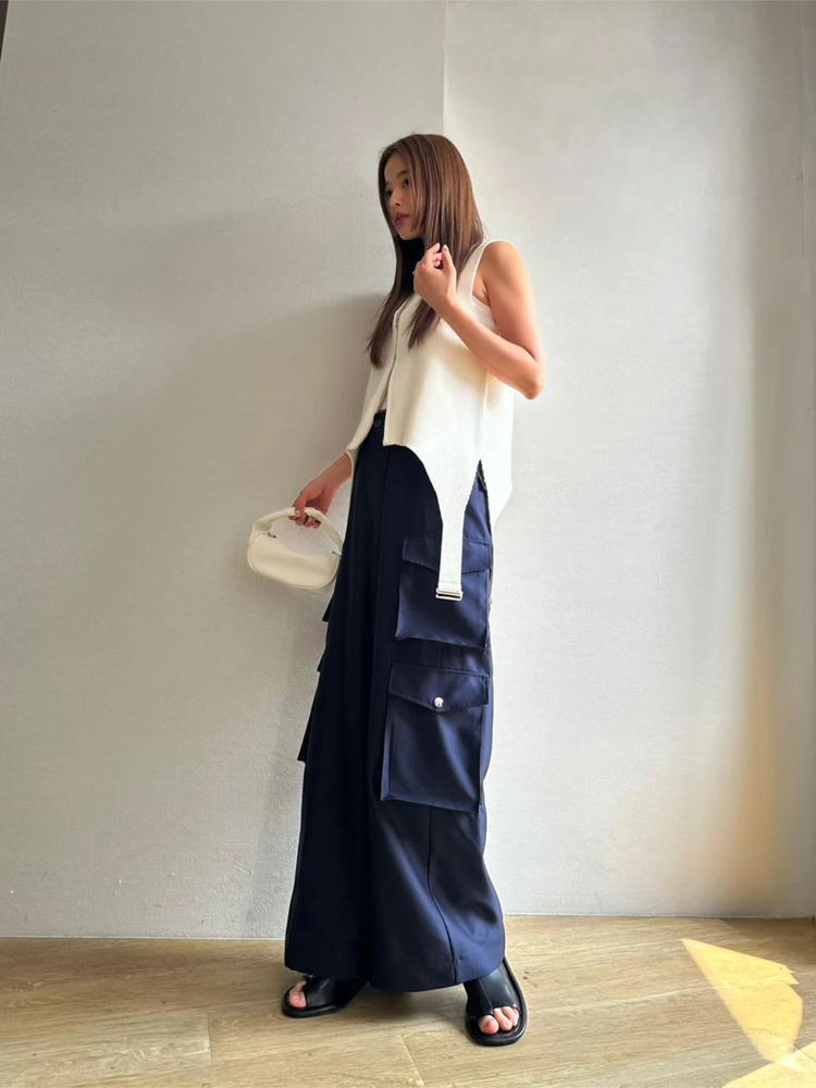 TRUNC 88(トランクエイティーエイト) |Garter Straps Knit Vest