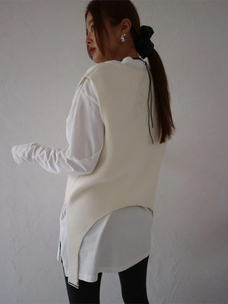 TRUNC 88(トランクエイティーエイト) |Garter Straps Knit Vest