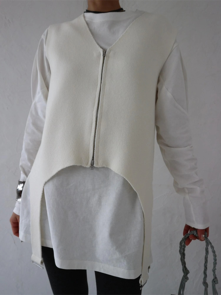 TRUNC 88(トランクエイティーエイト) |Garter Straps Knit Vest