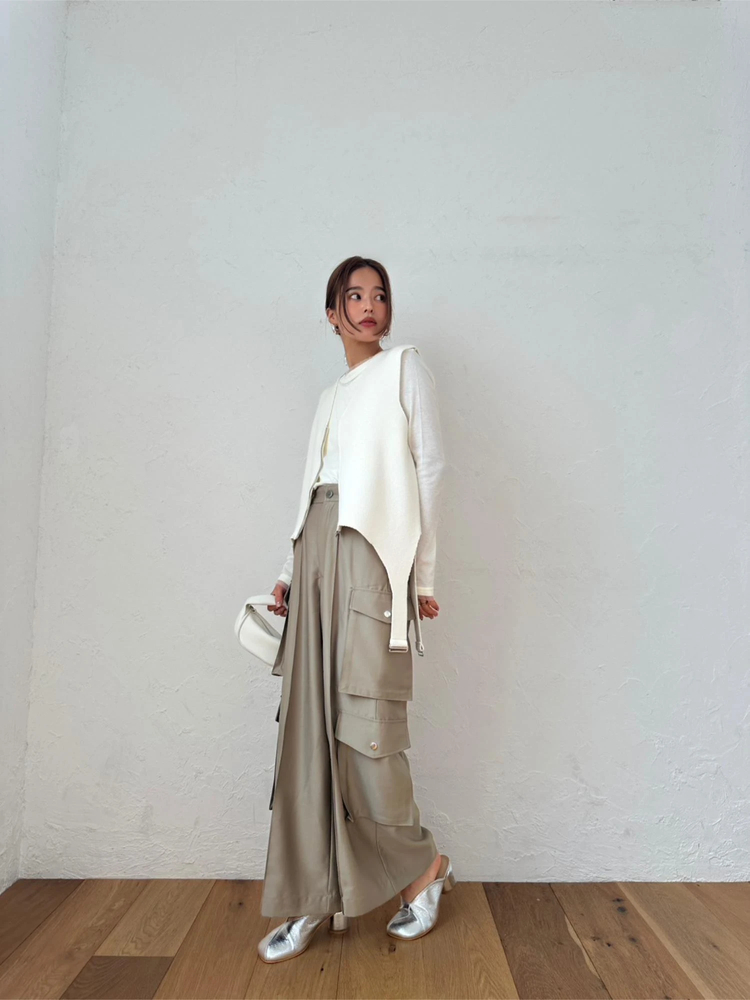 TRUNC 88(トランクエイティーエイト) |Garter Straps Knit Vest