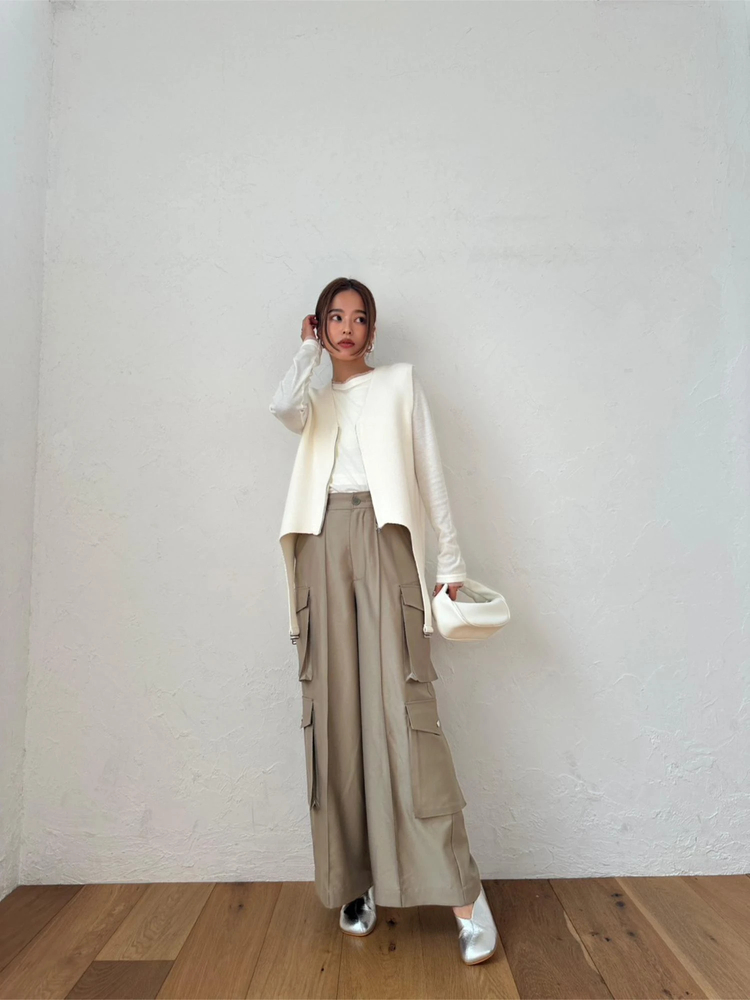 TRUNC 88(トランクエイティーエイト) |Garter Straps Knit Vest