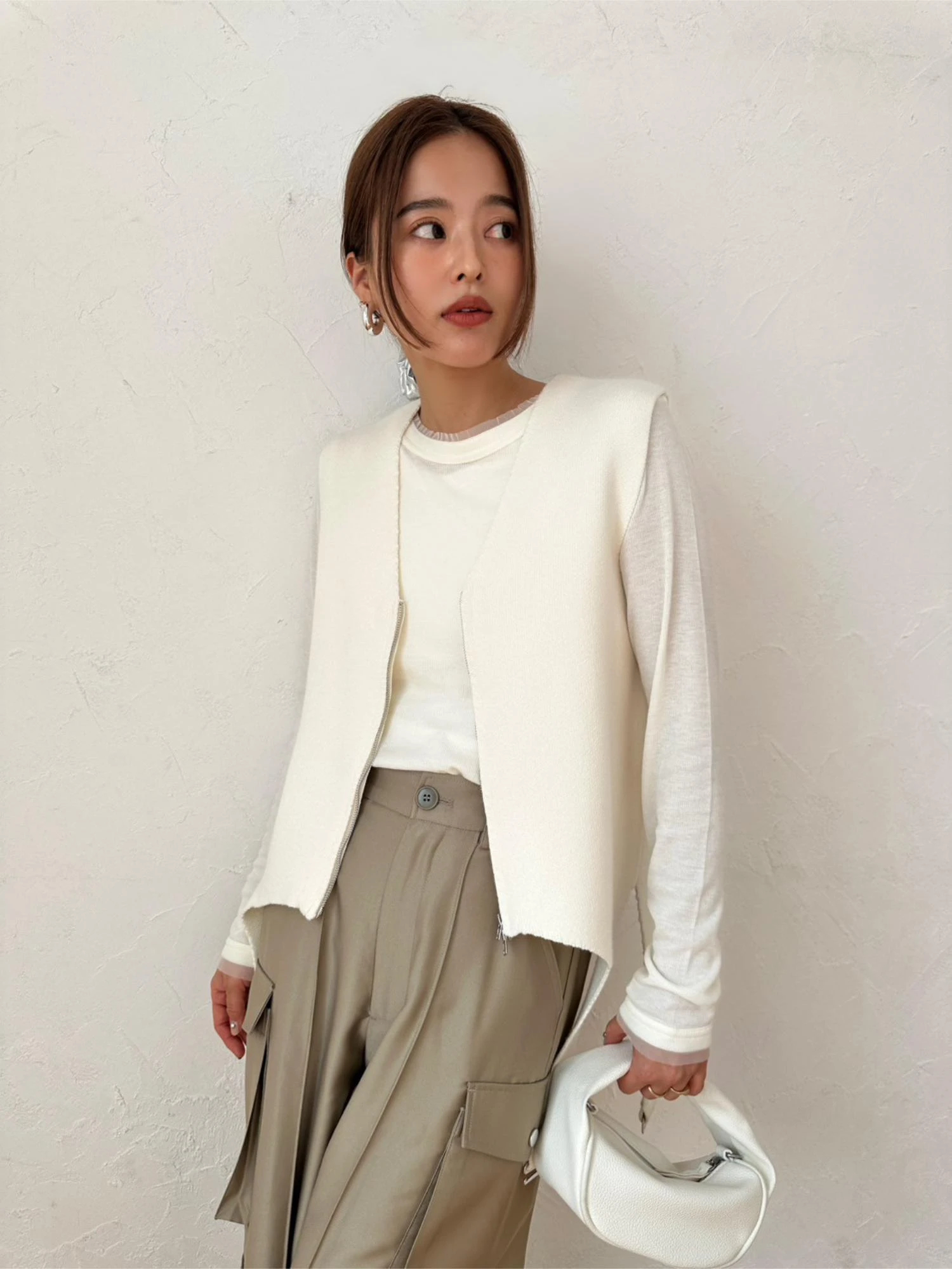Garter Straps Knit Vest / TRUNC 88（トランクエイティーエイト