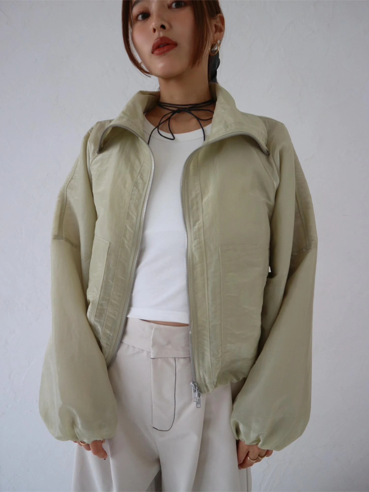 TRUNC 88(トランクエイティーエイト) |Sheer Cropped Blouson