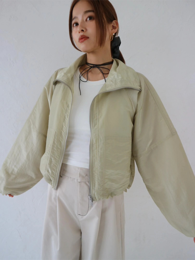 TRUNC 88(トランクエイティーエイト) |Sheer Cropped Blouson