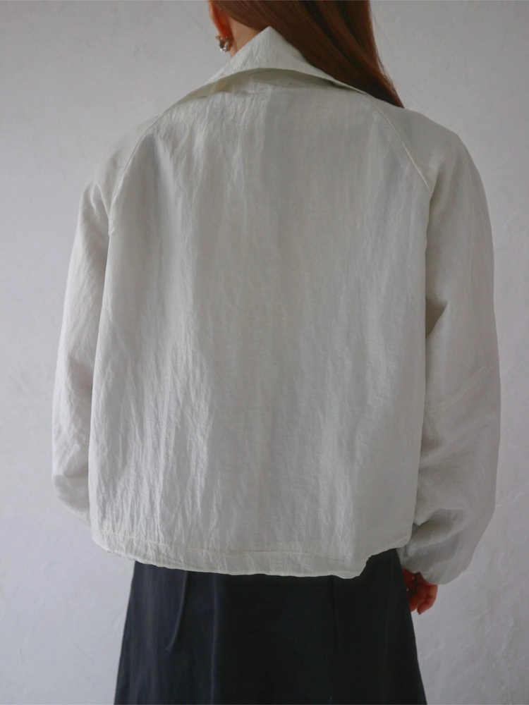 TRUNC 88(トランクエイティーエイト) |Sheer Cropped Blouson