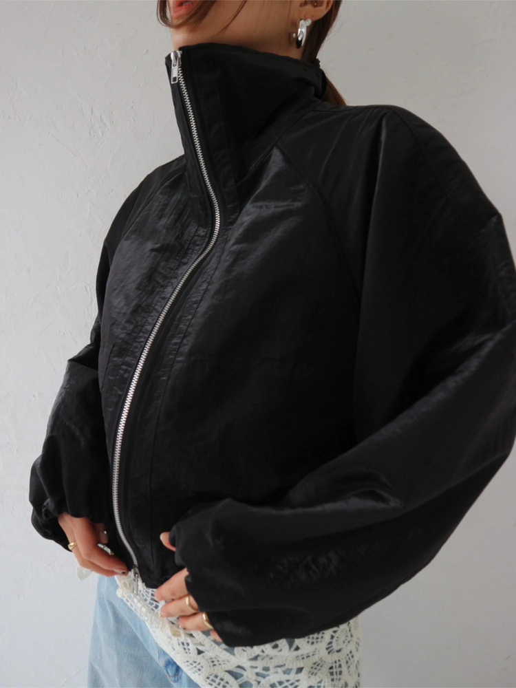 TRUNC 88(トランクエイティーエイト) |Sheer Cropped Blouson